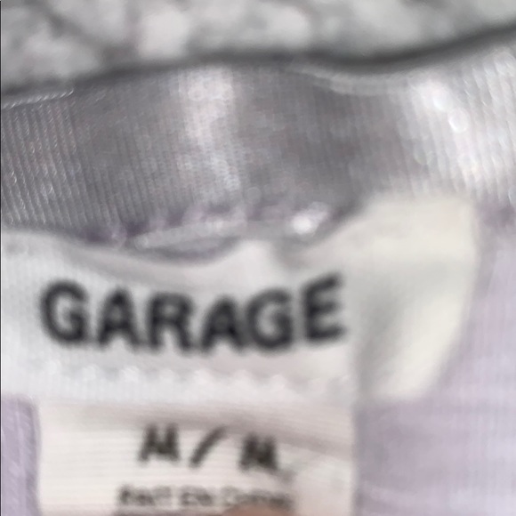 Lilac garage cropped tank top - Picture 2 of 3